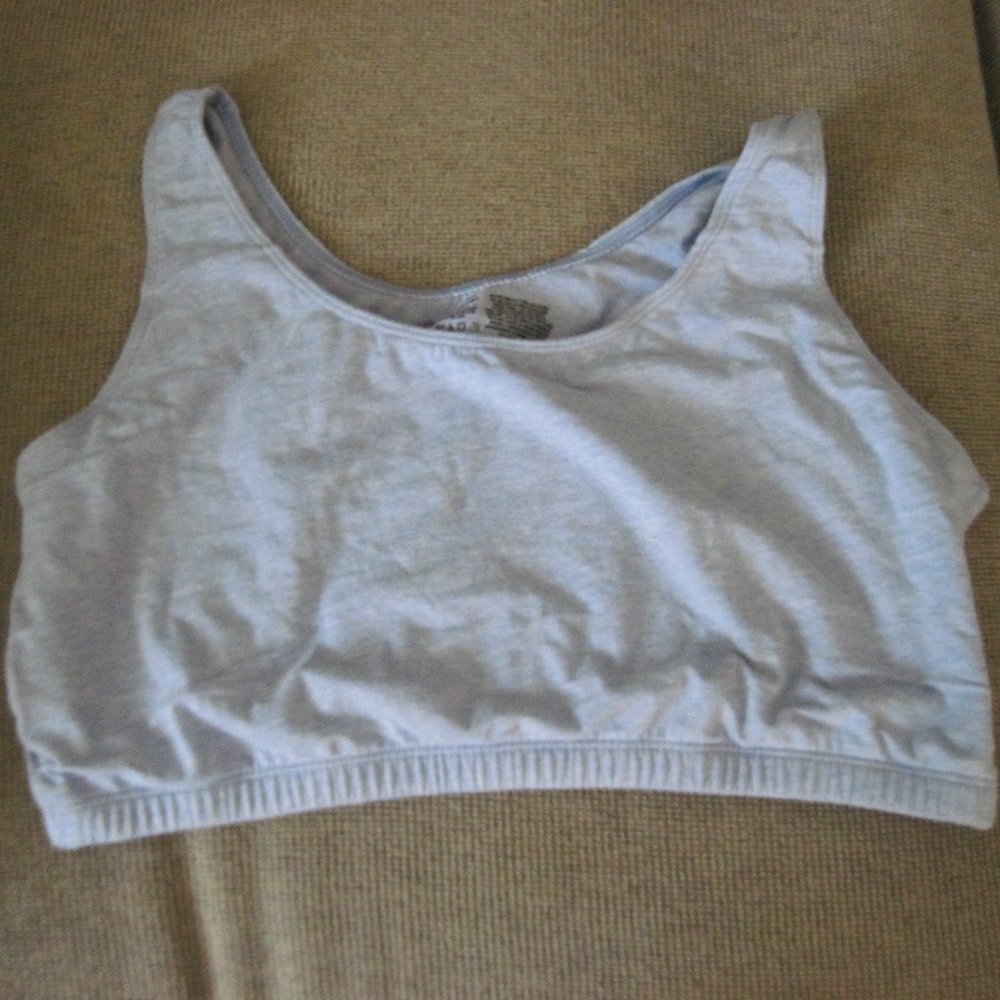 Fruit of the Loom Blue & Gray sports bras size 44